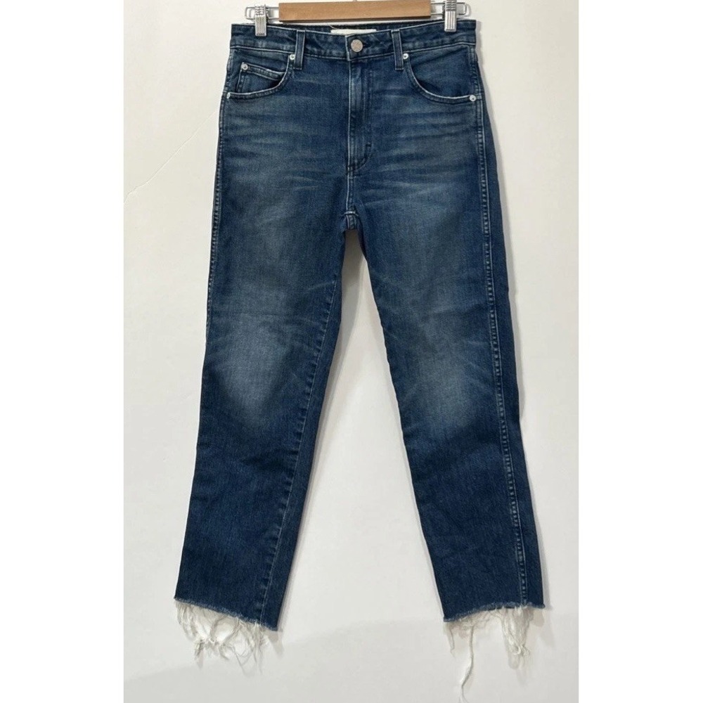 Women's AMO HIGH Rise‎ Styx Crop Jeans Sz 30 Stretch NO Pilling